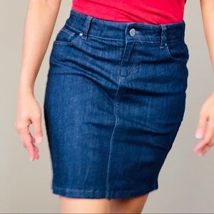 ANN TAYLOR Women's Denim pencil skirt size 0